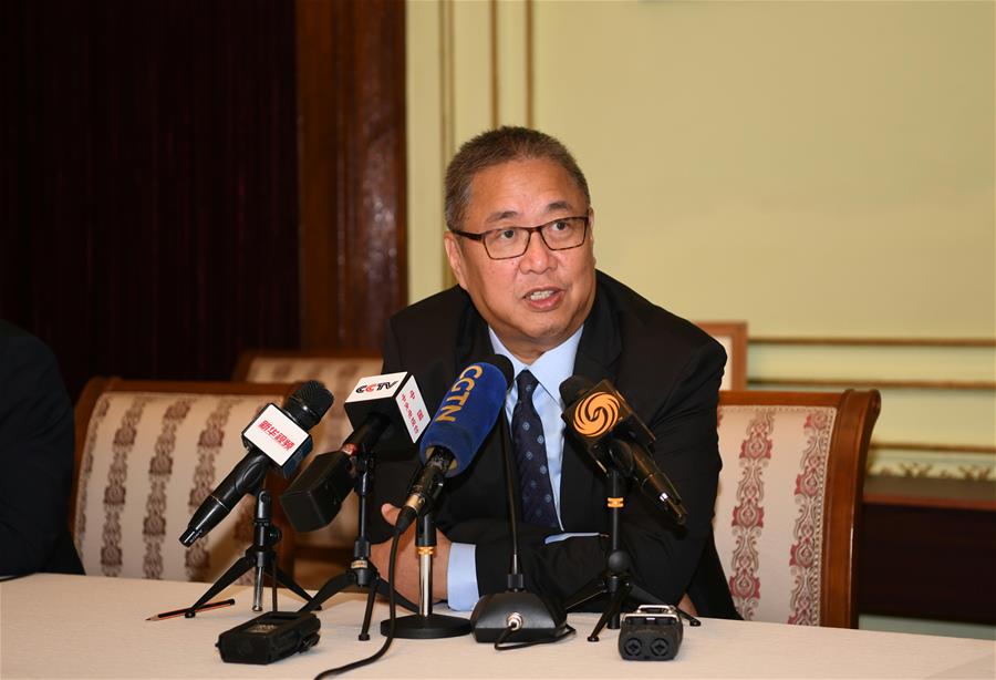 EGYPT-CAIRO-CHINESE ENVOY-PRESS CONFERENCE