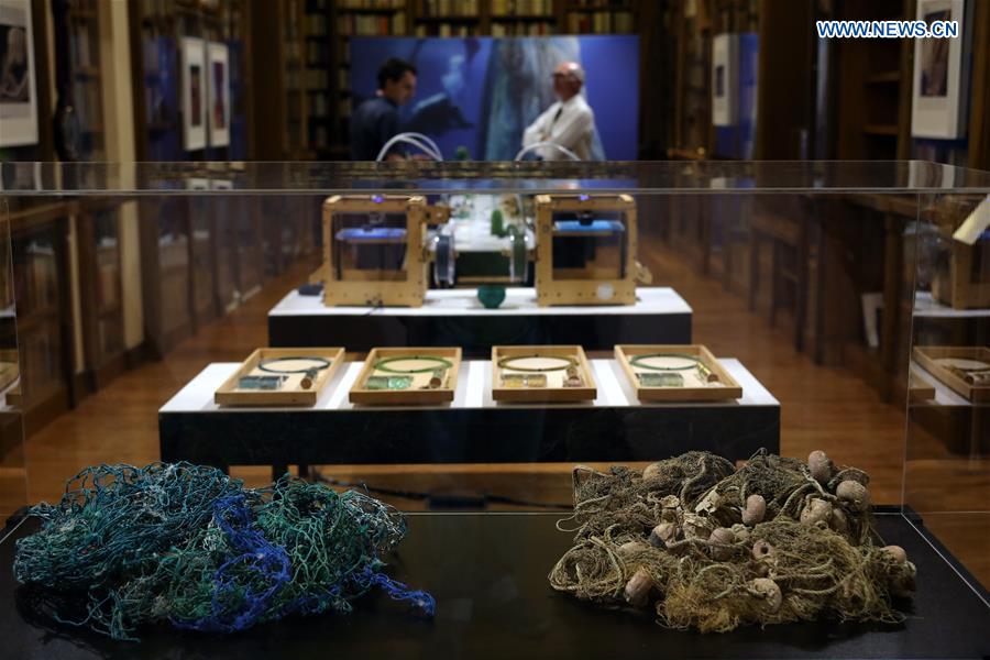 GREECE-ATHENS-EXHIBITION-MARINE POLLUTION-"SECOND NATURE"