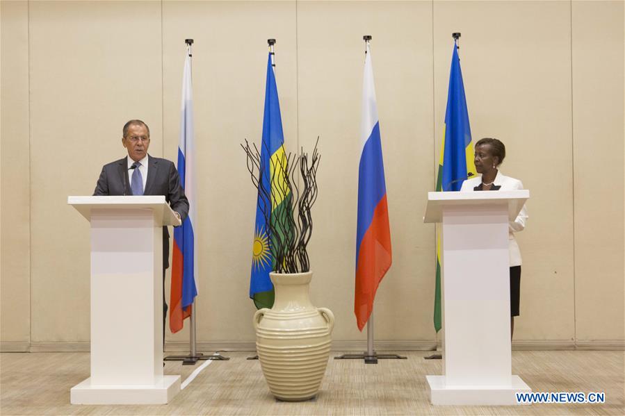 RWANDA-KIGALI-RUSSIA-FM-VISIT