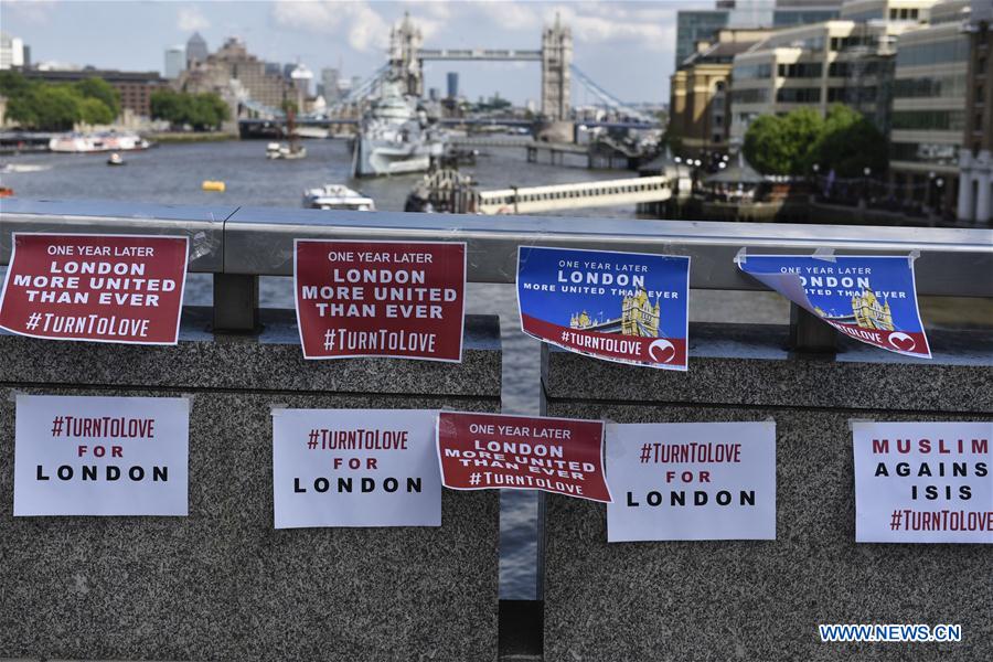 BRITAIN-LONDON-LONDON BRIDGE ATTACK-ONE YEAR ANNIVERSARY