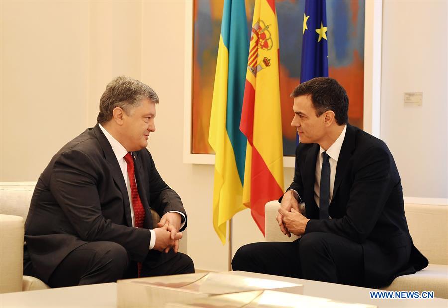 SPAIN-MADRID-UKRAINE-MEETING