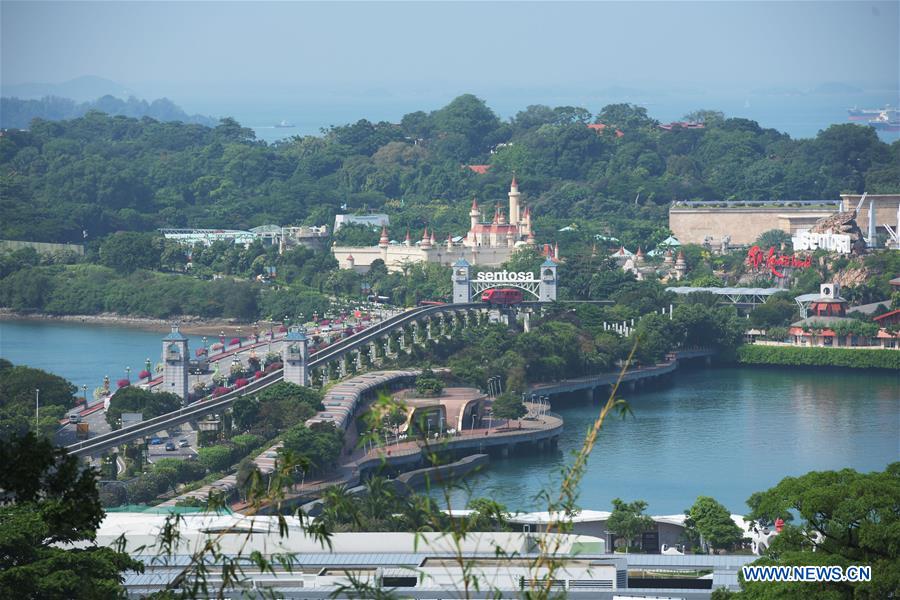 SINGAPORE-SENTOSA ISLAND-TRUMP-KIM-MEETING