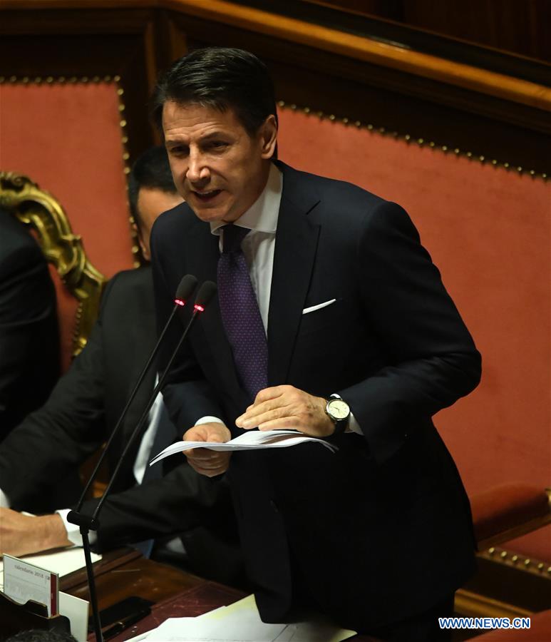 ITALY-ROME-SENATE-GOVERNMENT-CONFIDENCE VOTE