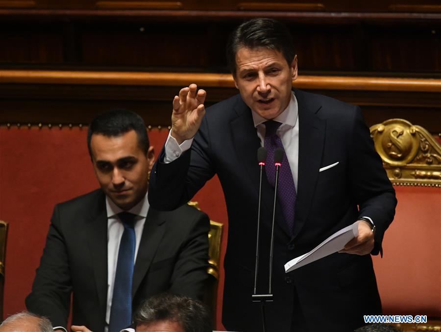 ITALY-ROME-SENATE-GOVERNMENT-CONFIDENCE VOTE