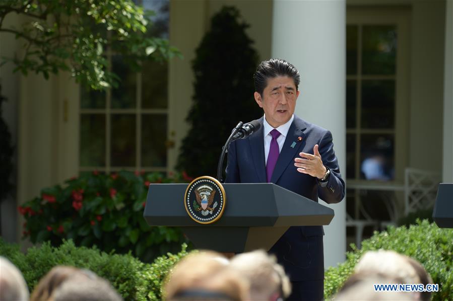 U.S.-WASHINGTON D.C.-PRESIDENT-JAPAN-PM-PRESS BRIEFING
