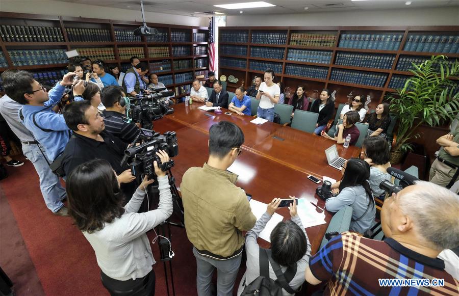 U.S.-LOS ANGELES-CHINESE STUDENT-JIANG YUE-FAMILY