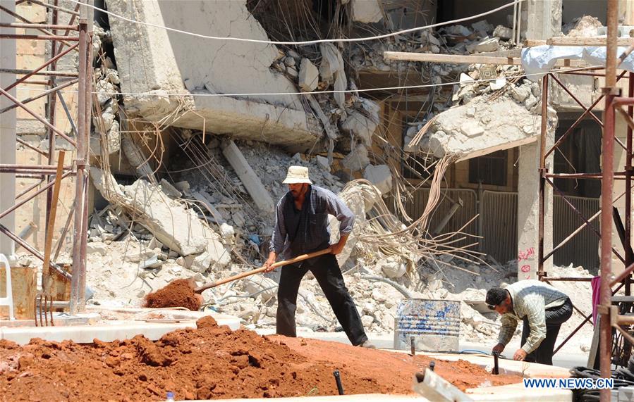 SYRIA-ALEPPO-RECONSTRUCTION