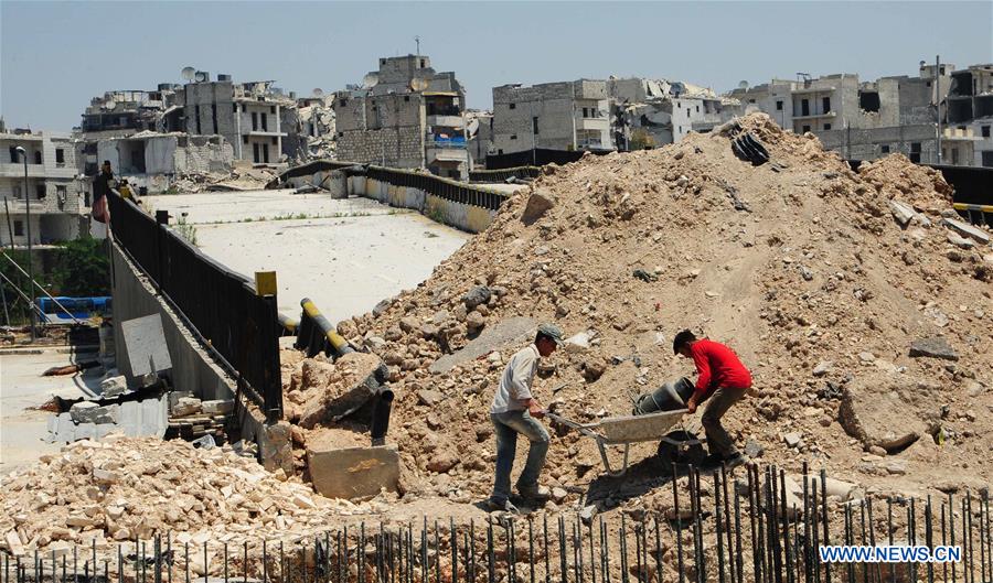 SYRIA-ALEPPO-RECONSTRUCTION