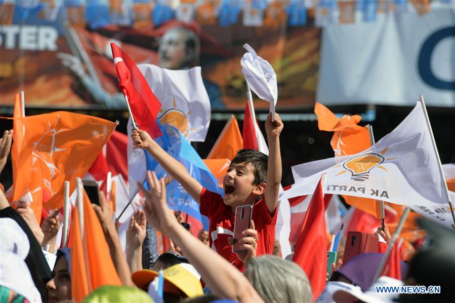 TURKEY-ANKARA-ERDOGAN-ELECTION-RALLY