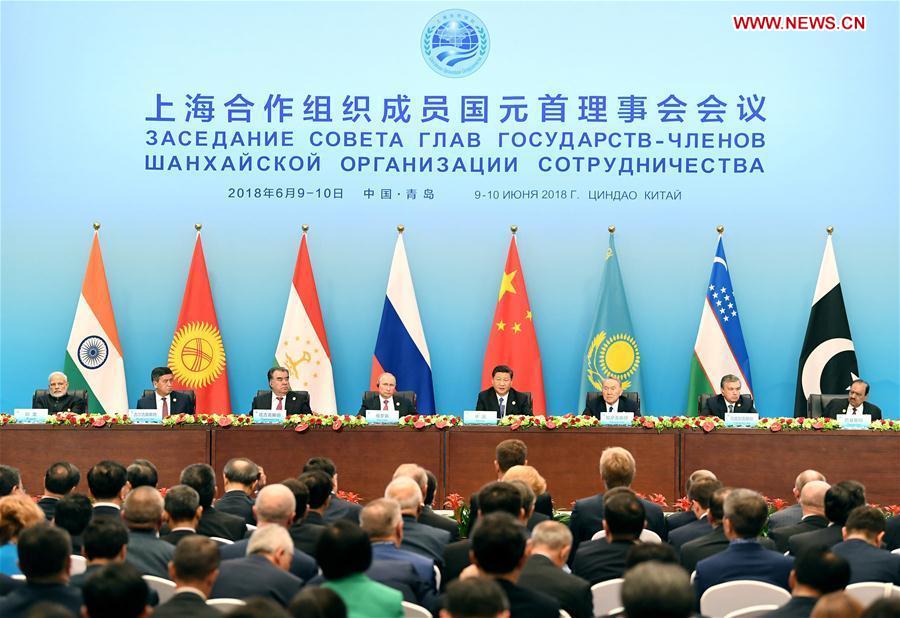 (SCO SUMMIT) CHINA-QINGDAO-XI JINPING-SCO-JOINT PRESS CONFERENCE (CN)