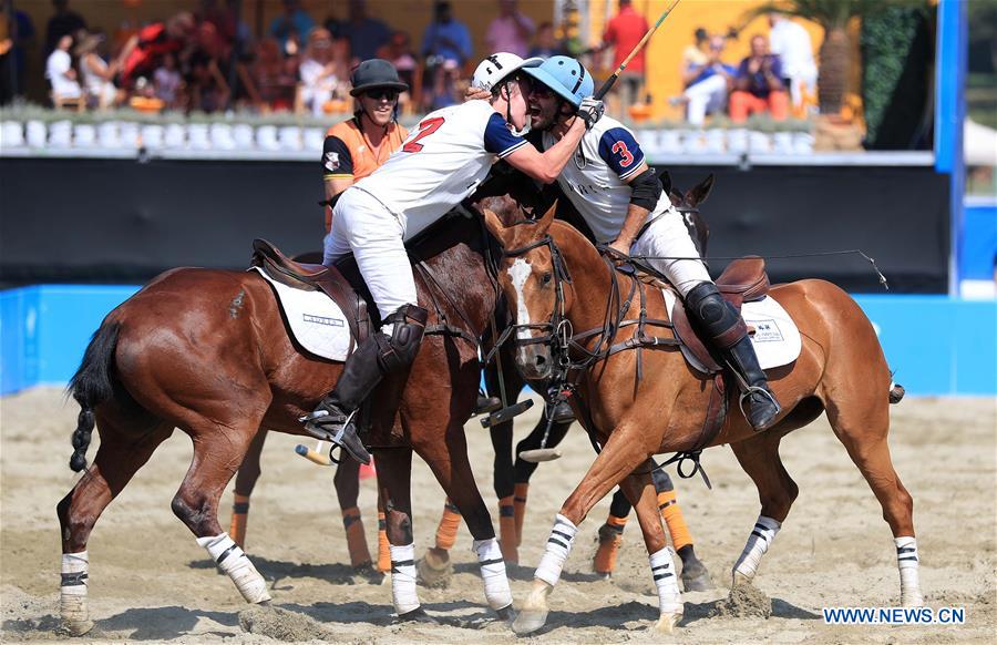 (SP)CROATIA-ROVINJ-BEACH POLO CUP-ADRIS VS MILLER