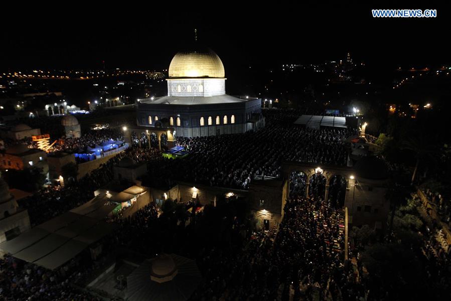 MIDEAST-JERUSALEM-LAYLAT-AL-QADR