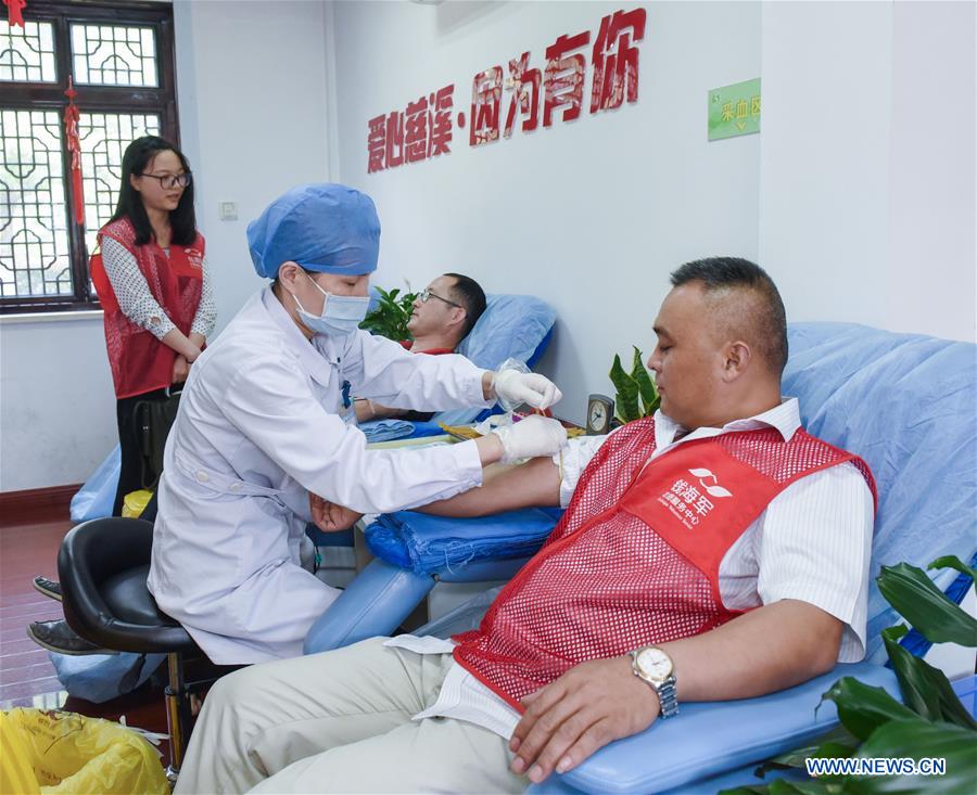 CHINA-ZHEJIANG-BLOOD DONATION (CN)
