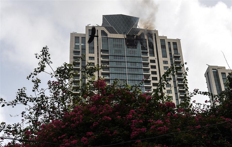 INDIA-MUMBAI-FIRE-RESIDENTIAL BUILDING