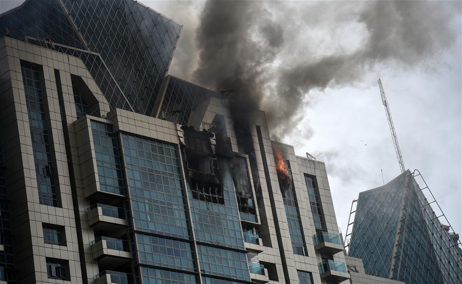 INDIA-MUMBAI-FIRE-RESIDENTIAL BUILDING