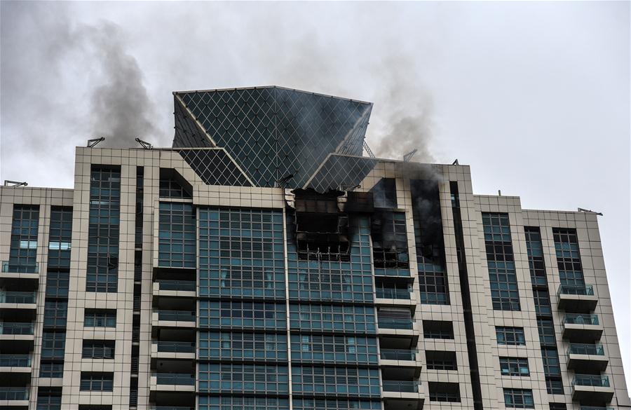 INDIA-MUMBAI-FIRE-RESIDENTIAL BUILDING