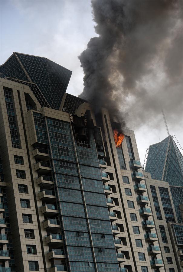 INDIA-MUMBAI-FIRE-RESIDENTIAL BUILDING