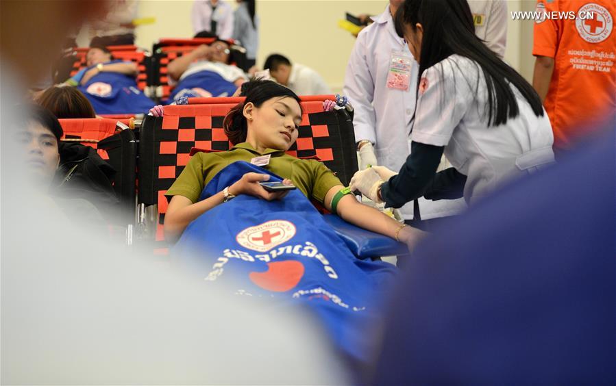 LAOS-VIENTIANE-BLOOD DONATION