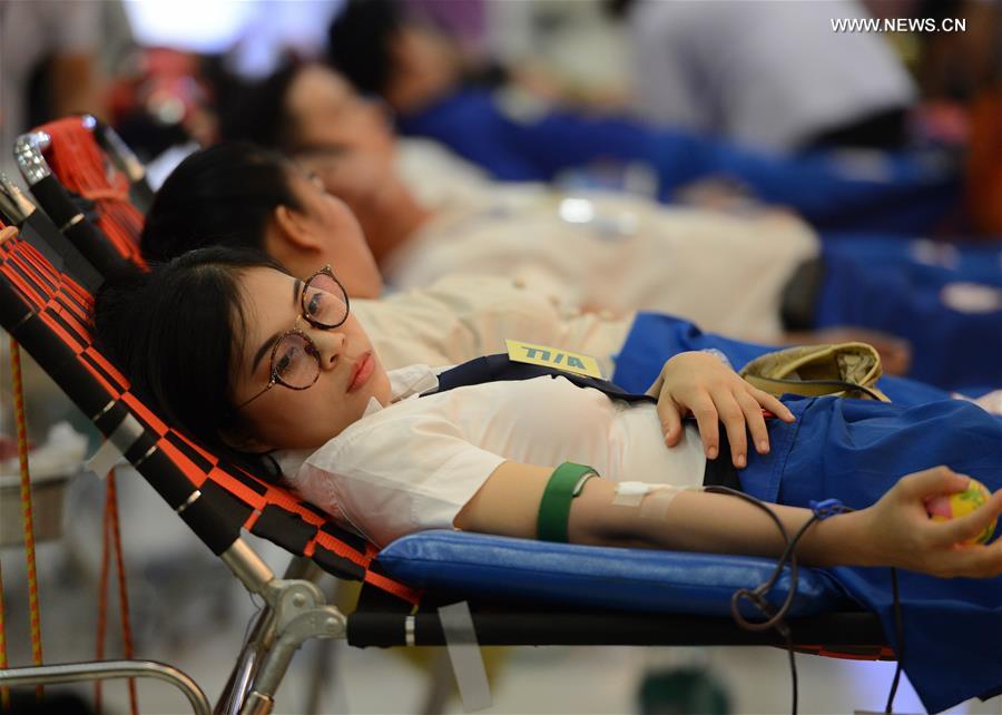 LAOS-VIENTIANE-BLOOD DONATION