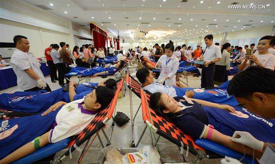 LAOS-VIENTIANE-BLOOD DONATION