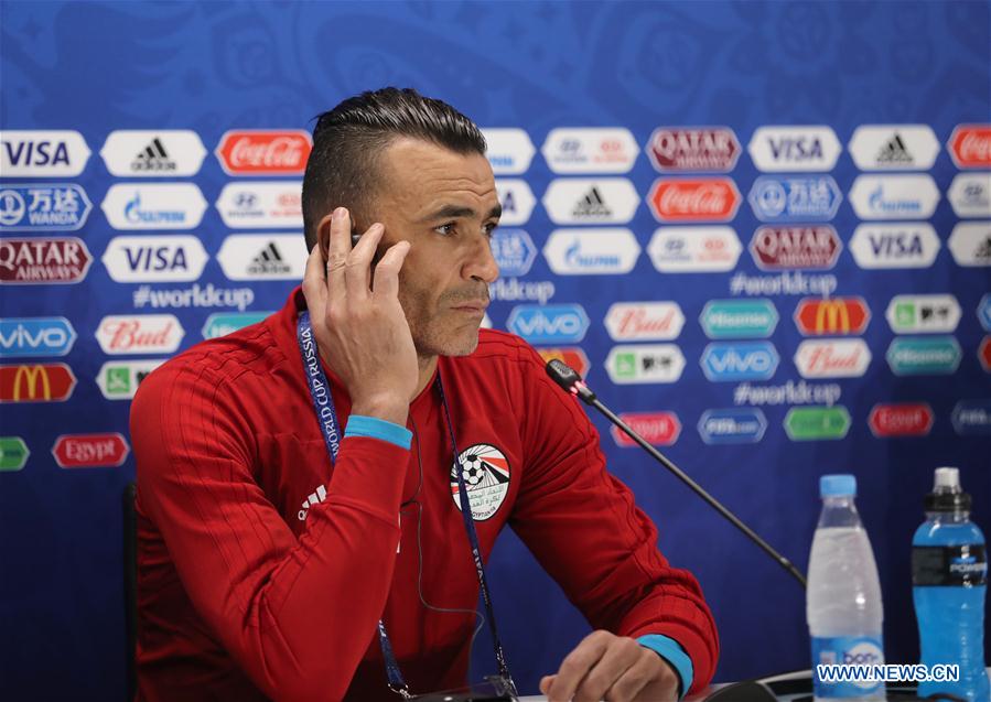 (SP)RUSSIA-YEKATERINBURG-WORLD CUP-EGYPT-PRESS CONFERENCE