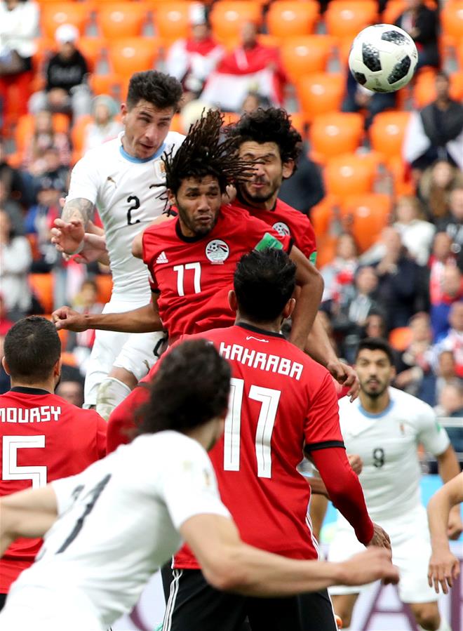 (SP)RUSSIA-YEKATERINBURG-2018 WORLD CUP-GROUP A-EGYPT VS URUGUAY