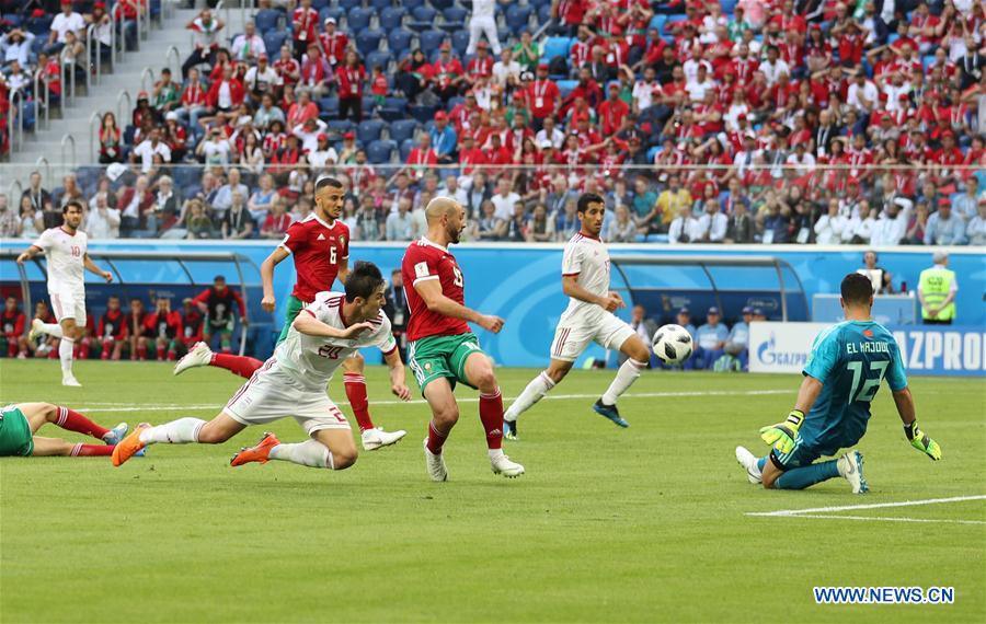 (SP)RUSSIA-SAINT PETERSBURG-2018 WORLD CUP-GROUP B-MOROCCO VS IRAN