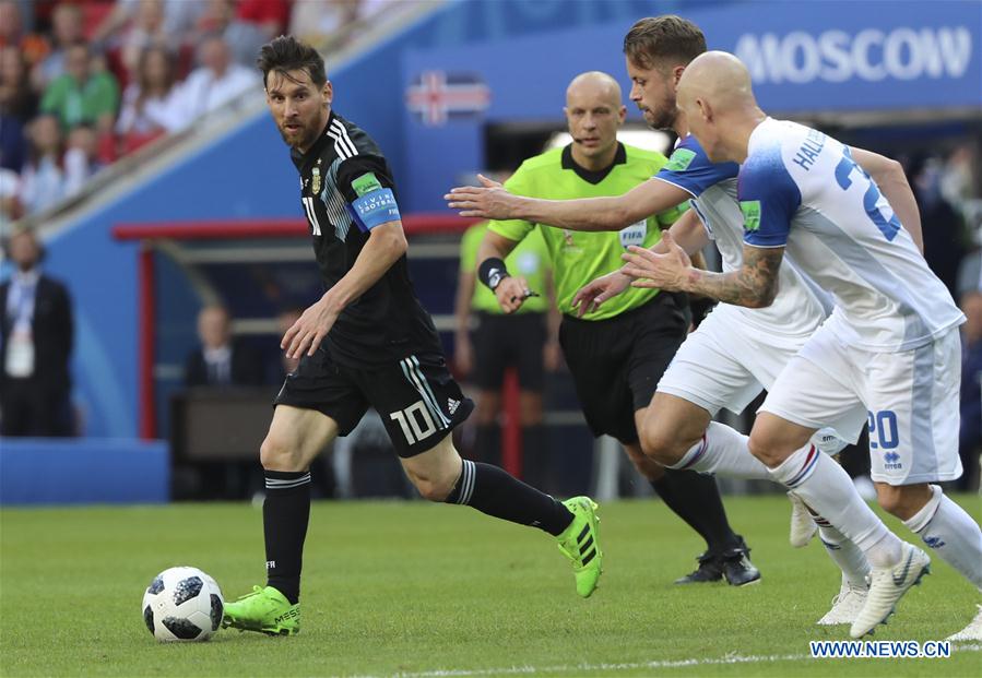 (SP)RUSSIA-MOSCOW-2018 WORLD CUP-GROUP D-ARGENTINA VS ICELAND