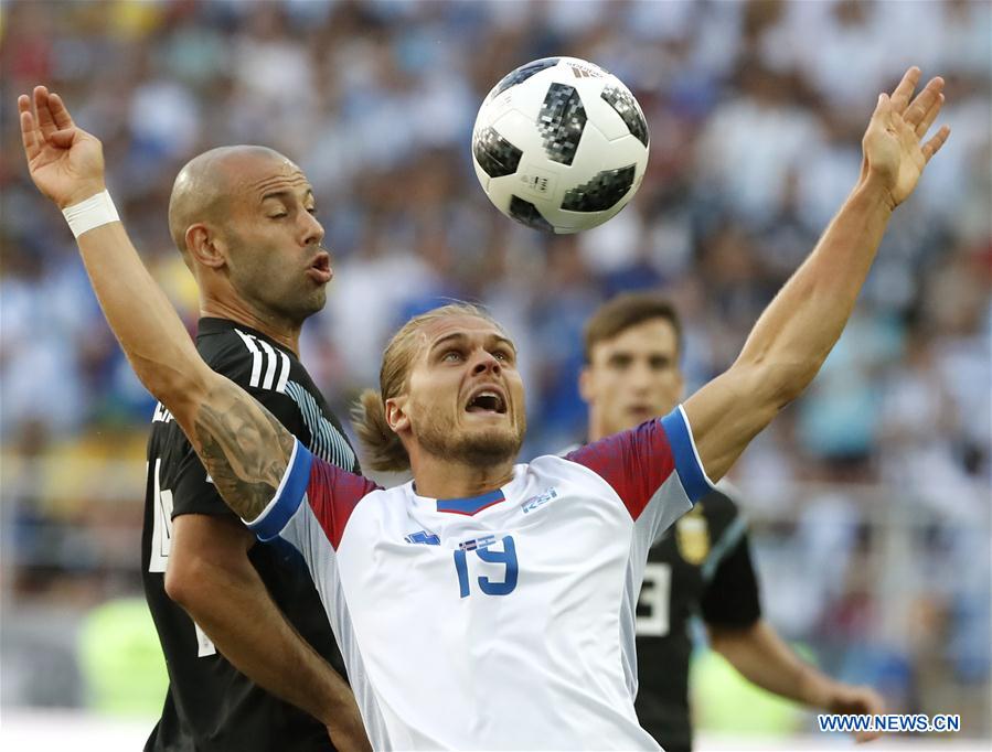 (SP)RUSSIA-MOSCOW-2018 WORLD CUP-GROUP D-ARGENTINA VS ICELAND