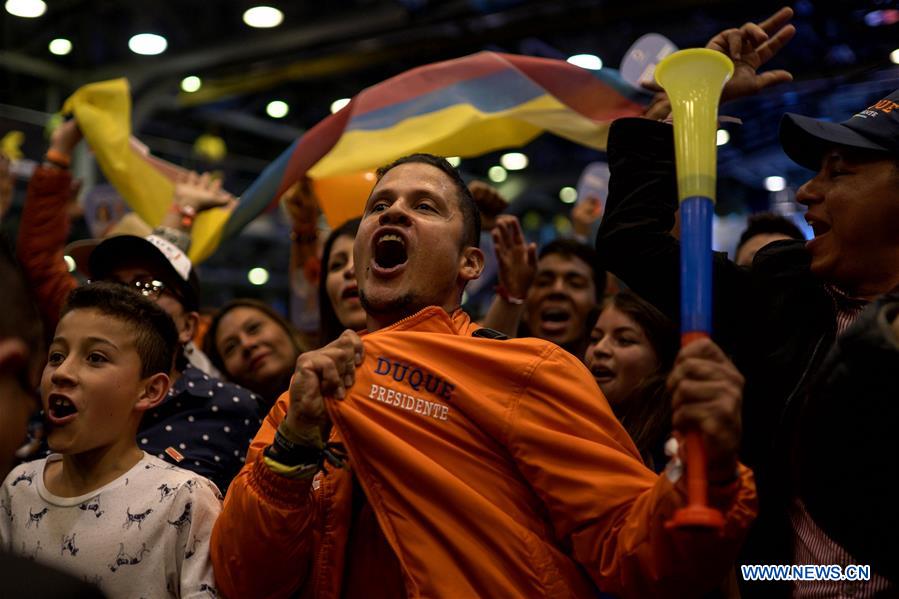 COLOMBIA-BOGOTA-PRESIDENTIAL ELECTION-SECOND ROUND