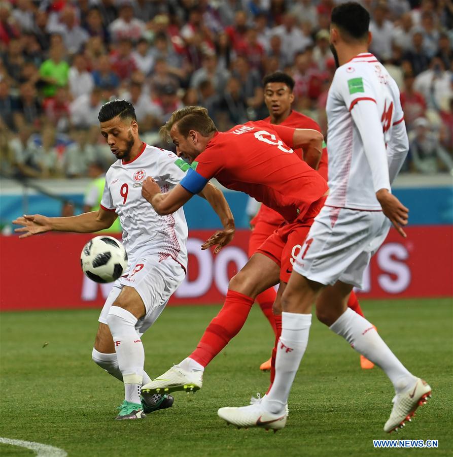 (SP)RUSSIA-VOLGOGRAD-2018 WORLD CUP-GROUP G-TUNISIA VS ENGLAND
