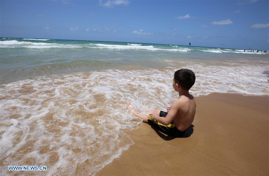ISRAEL-HAIFA-BEACH