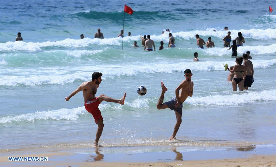 ISRAEL-HAIFA-BEACH