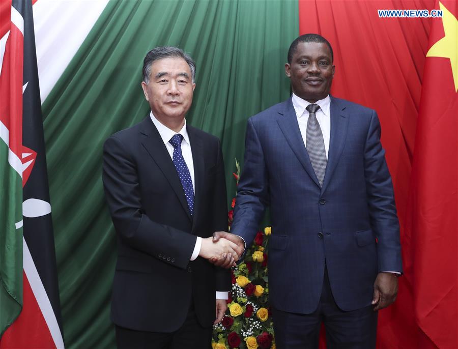 KENYA-CHINA-WANG YANG-VISIT