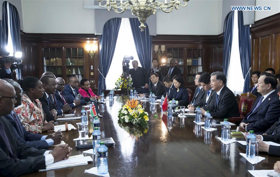 KENYA-CHINA-WANG YANG-VISIT