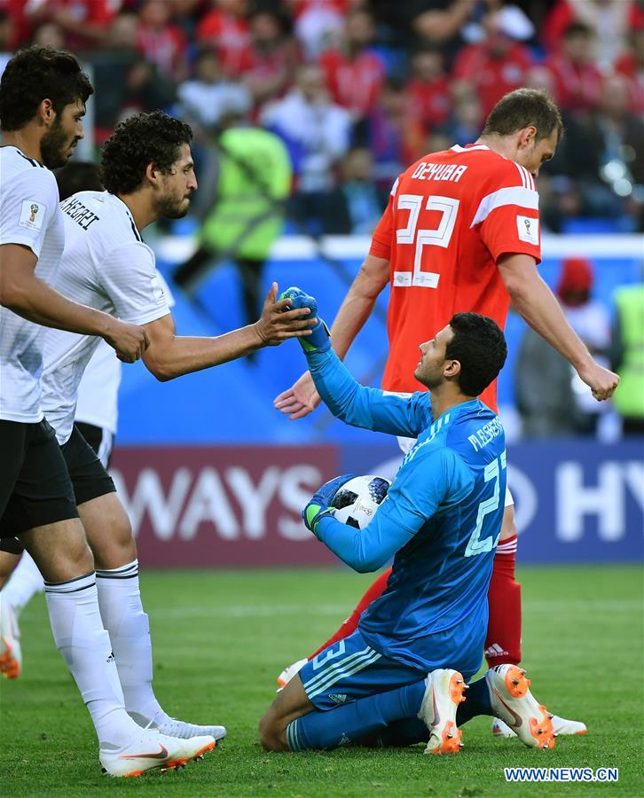 (SP)RUSSIA-SAINT PETERSBURG-2018 WORLD CUP-GROUP A-RUSSIA VS EGYPT