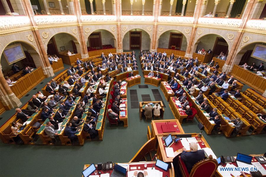 HUNGARY-BUDAPEST-PARLIAMENT-ANTI-MIGRATION LAW PACKAGE-ADOPTION