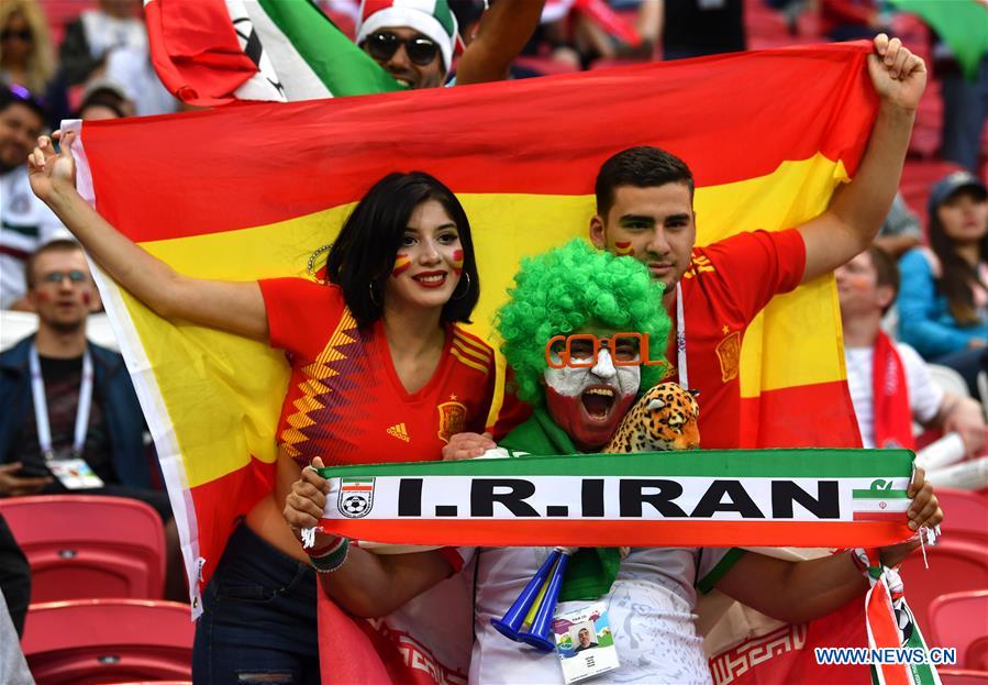 (SP)RUSSIA-KAZAN-2018 WORLD CUP-GROUP B-SPAIN VS IRAN