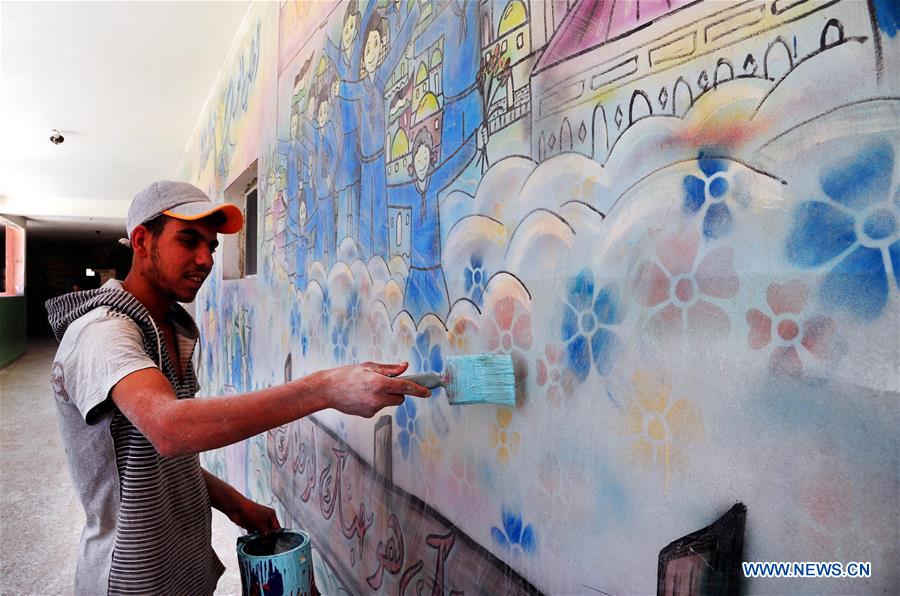SYRIA-DAMASCUS-DARAYA-SCHOOL-REHABILITATION
