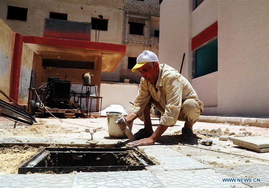 SYRIA-DAMASCUS-DARAYA-SCHOOL-REHABILITATION