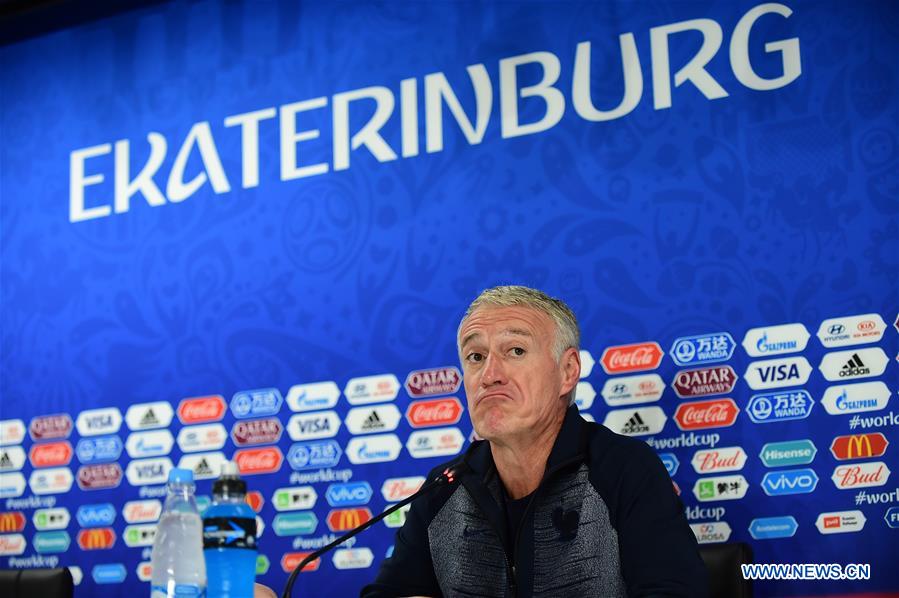 (SP)RUSSIA-YEKATERINBURG-2018 WORLD CUP-FRANCE-PRESS CONFERENCE