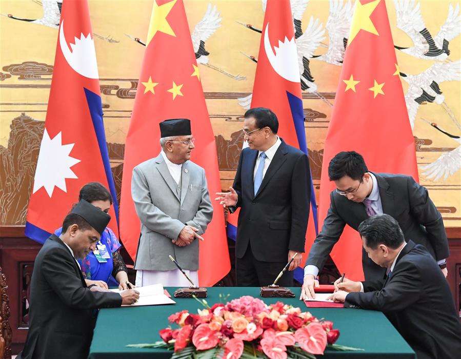 CHINA-BEIJING-LI KEQIANG-NEPAL-PM-MEETING (CN)