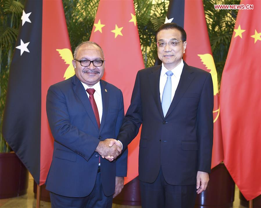 CHINA-BEIJING-PAPUA NEW GUINEA-PM-TALKS(CN)
