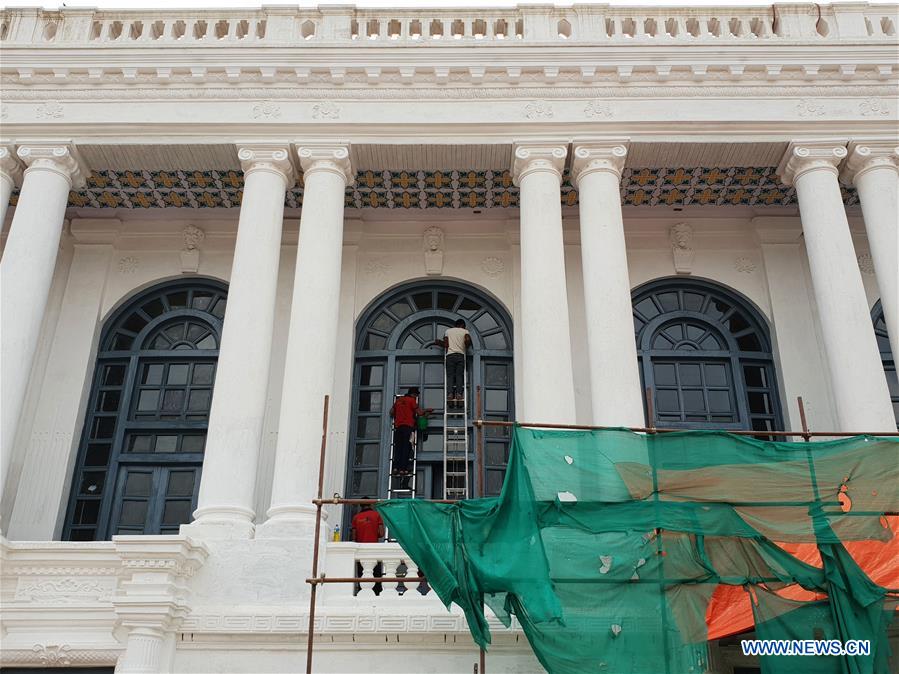 NEPAL-KATHMANDU-GADDI BAITHAK PALACE-RECONSTRUCTION
