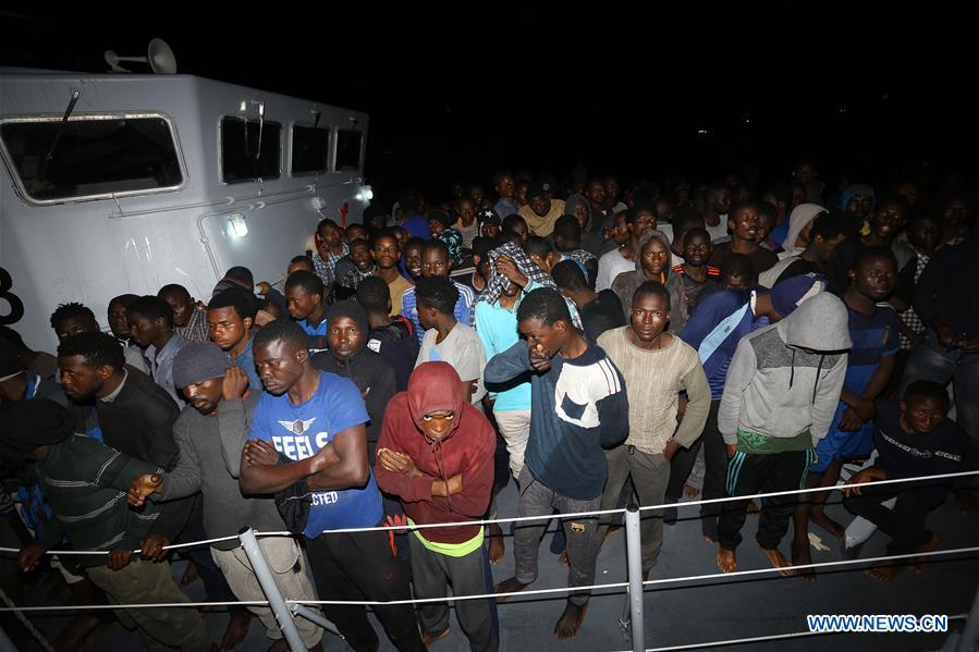 LIBYA-TRIPOLI-IMMIGRANTS-RESCUE