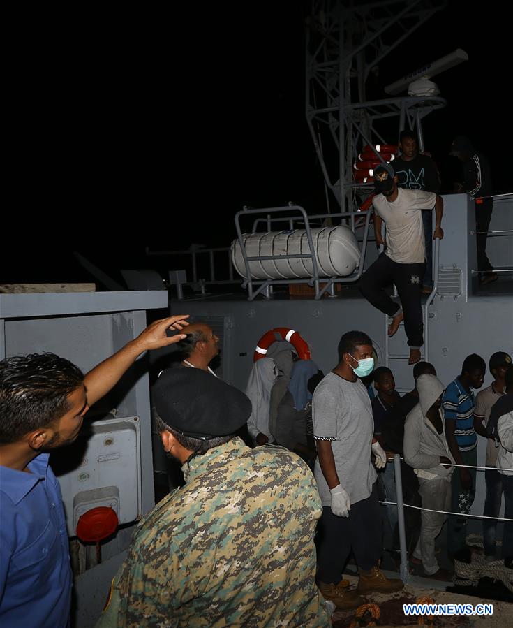 LIBYA-TRIPOLI-IMMIGRANTS-RESCUE