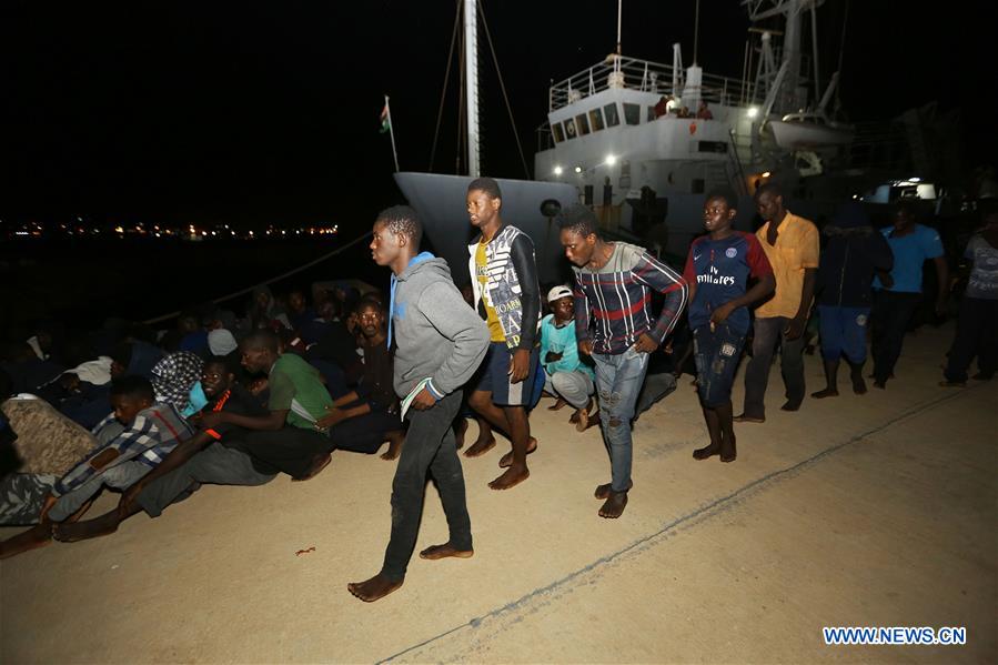 LIBYA-TRIPOLI-IMMIGRANTS-RESCUE