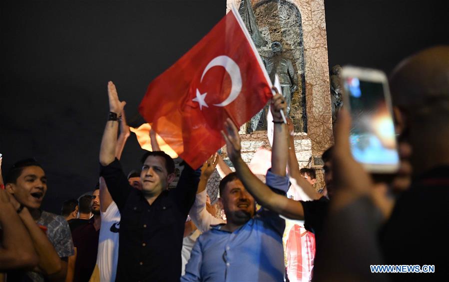 TURKEY-ISTANBUL-ELECTION-ERDOGAN'S SUPPORTERS-CELEBRATION