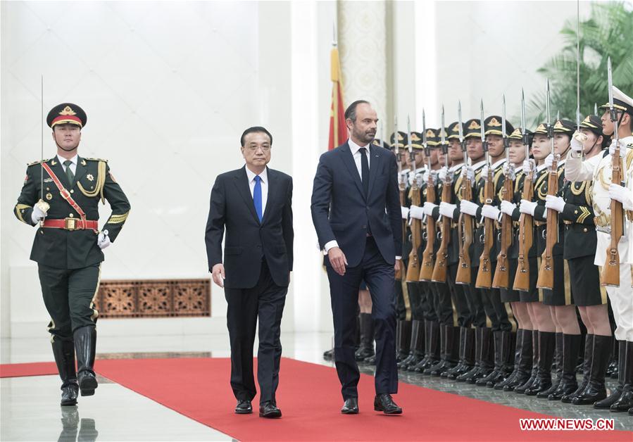CHINA-BEIJING-LI KEQIANG-FRANCE-EDOUARD PHILIPPE-TALKS (CN)