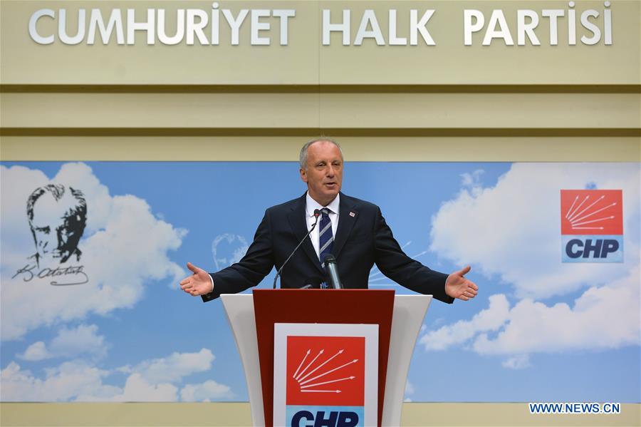 TURKEY-ANKARA-MUHARREM INCE-DEFEAT